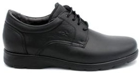 Fluchos - Zapato Casual de Cordones,Blucher de Piel,Plantilla Extraible,Suela de Goma,Profesional Camarero, para: Hombre Color: Negro Talla:42