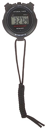 Anneome Chronomètre Digital Étanche pour Sport Minuteur Précis pour Compétitions Et Entraînements Stop Watch Élégant Et Pratique pour Athlètes Et Étudiants